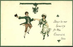 Dear To Our Hearts Is The Emerald Isle Postcard