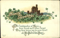 Hearty Greetings Postcard