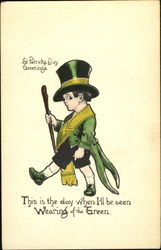 St. Patrick's Day Greetings Postcard