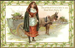 The Pride Of Erin's Isle Is Dear Irish Molly O Postcard