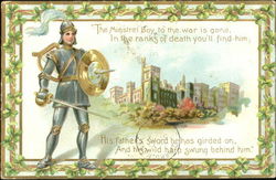 The Minstrel Boy Postcard