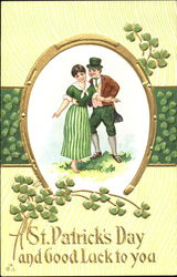 St. Patrick's Day And Good Luck To You Postcard