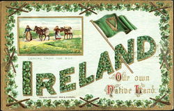 Coming From The Bog Ireland Our Own Native Land Postcard