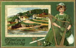 To Greet You On St. Patricks Day Postcard