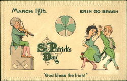 March 17Th Erin Go Bragh St. Patrick's Day Postcard Postcard