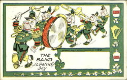 The Band St. Patrick's Day Postcard