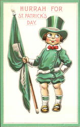 Hurrah For St. Patrick's Day Postcard