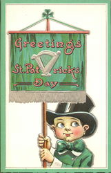 Greetings On St. Patrick's Day Postcard Postcard