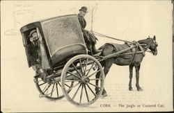 Cork The Jingle Or Covered Car Postcard