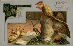 Easter Greetings Postcard