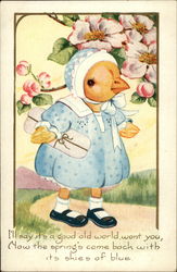 Spring Greetings Postcard