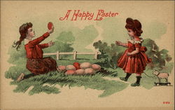 A Happy Easter Postcard