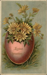 Easter Greetings Postcard