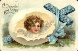 A Peaceful and Happy Easter Postcard