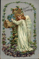 Easter Greetings Postcard