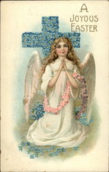 A Joyous Easter With Angels Postcard Postcard