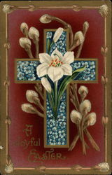 A Joyful Easter Crosses Postcard Postcard