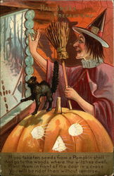 Halloween Precautions Postcard