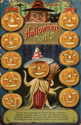 Halloween Don'ts Postcard