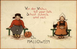 On Halloween Postcard