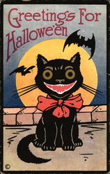 Greetings for Halloween Postcard