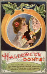 Halloween Don'ts Postcard