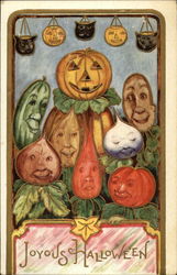 Joyous Halloween Postcard Postcard