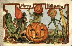 Merry Halloween Postcard Postcard