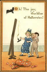 Oh! The Joy, the Bliss of Halloween! Postcard Postcard