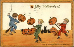 A Jolly Halloween Postcard