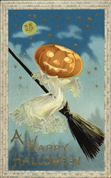 A Happy Halloween Postcard