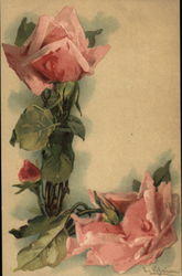 Floral Letter "L" Postcard