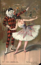 At the Carnival Postcard