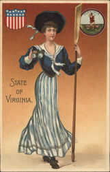 State of Virginia Postcard