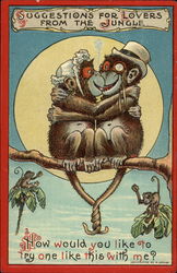 Suggestions for lovers from the jungle Postcard