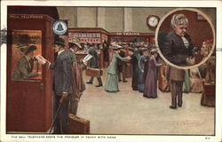 The Bell Telephone Keeps the Traveler in Touch with Home Postcard