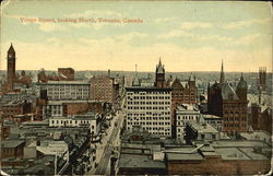 Yonge Street Looking North Postcard