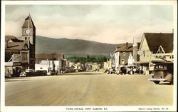 Third Avenue Port Alberni, BC Canada British Columbia Postcard Postcard