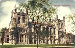 Harper Memorial Library, University of Chicago Postcard