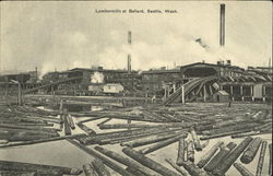 Lumbermills At Ballard Postcard