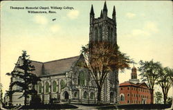 Thompson Memorial Chapel, Williams College Williamstown, MA Postcard Postcard