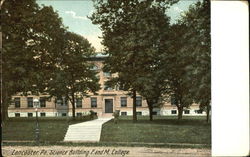 Science Building, F. and M. College Lancaster, PA Postcard Postcard