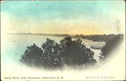 Stony Point, Lake Kampeska Watertown, SD Postcard Postcard