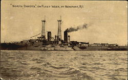 North Dakota On Fleet Week Newport, RI Postcard Postcard