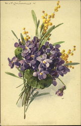 Narcissus Pseudonarcissus Flowers Postcard Postcard