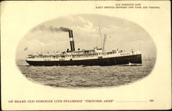 Old Dominion Line Postcard