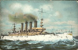 U. S. Armored Cruiser California Postcard