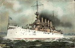 U. S. Armored Cruiser Tennessee Postcard