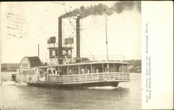 A Ferry Boat On The Mississippi River Boats, Ships Postcard Postcard