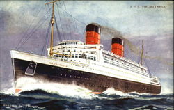 R. M. S. Mauretania Boats, Ships Postcard Postcard